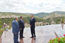 Azərbaycan Prezidenti Yardımlı rayonuna gəlib (FOTO)