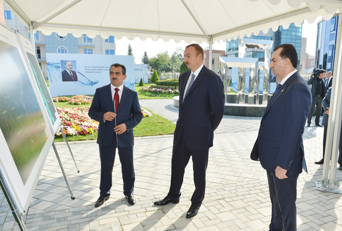 Lənkəran şəhərinə içməli suyun verilməsi mərasimi olub (FOTO)