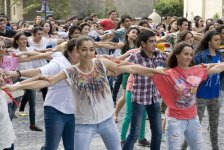 "Mənim Prezidentim" klipinin çəkilişlərində 1000-dən çox gənc iştirak edib (FOTO)