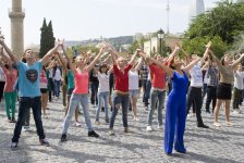 "Mənim Prezidentim" klipinin çəkilişlərində 1000-dən çox gənc iştirak edib (FOTO)