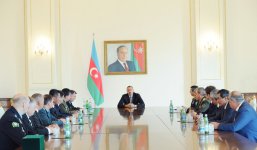 Prezident İlham Əliyev: Sərhədlər nə qədər etibarlı qorunsa, o qədər də vətəndaşlar sülh və əmin-amanlıq şəraitində yaşayacaqlar (FOTO)