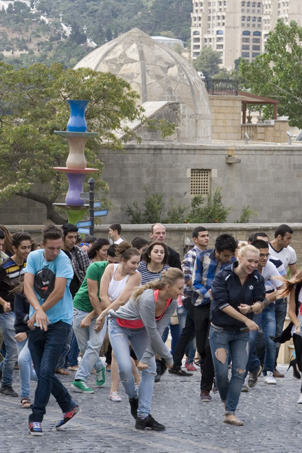 "Mənim Prezidentim" klipinin çəkilişlərində 1000-dən çox gənc iştirak edib (FOTO)