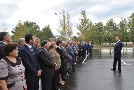 Prezident İlham Əliyev: Azərbaycan artıq dünya miqyasında bir nəqliyyat mərkəzinə çevrilib (FOTO)