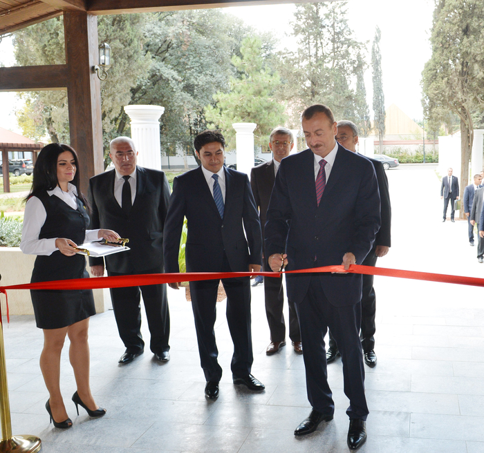 "Excelsior Hotel Shamkir" mehmanxanası istifadəyə verilib (FOTO)
