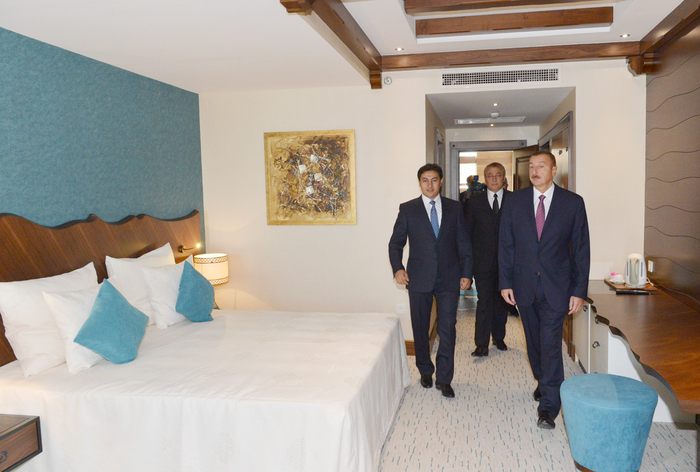 "Excelsior Hotel Shamkir" mehmanxanası istifadəyə verilib (FOTO)