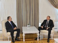 İlham Əliyev Litvanın Azərbaycandakı səfiri Arturas Zurauskası diplomatik fəaliyyətinin başa çatması ilə əlaqədar qəbul edib