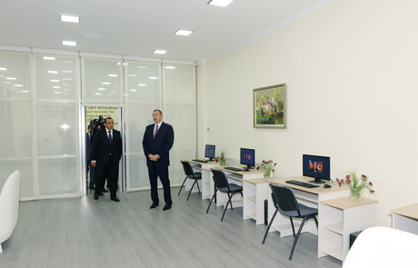 Naftalanda Heydər Əliyev Mərkəzi fəaliyyətə başlayıb (FOTO)