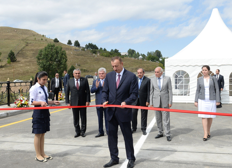 Gədəbəydə Çolpan çayı üzərindəki körpü istifadəyə verilib (FOTO)