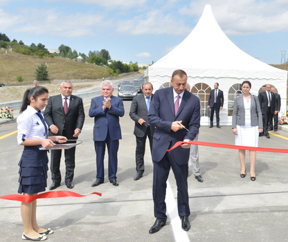 Gədəbəydə Çolpan çayı üzərindəki körpü istifadəyə verilib (FOTO)