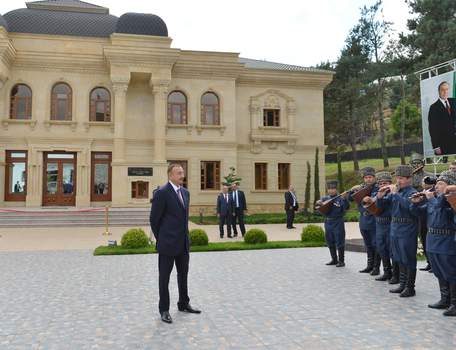 İlham Əliyev Gədəbəy Aşıq Musiqisi Məktəbinin açılışında iştirak edib (FOTO)
