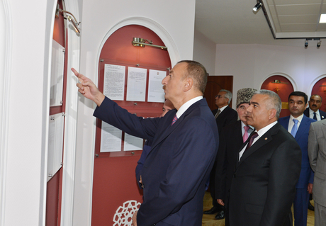 İlham Əliyev Gədəbəy Aşıq Musiqisi Məktəbinin açılışında iştirak edib (FOTO)