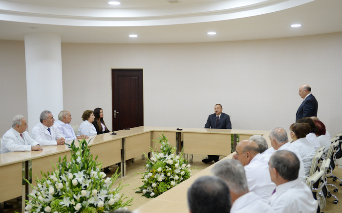 Prezident İlham Əliyev və xanımı Azərbaycan Tibb Universitetinin Tədris-Cərrahiyyə Klinikasının açılışında iştirak ediblər (FOTO)