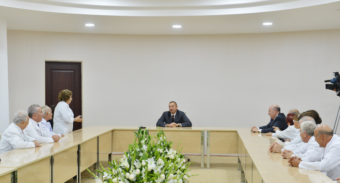 Prezident İlham Əliyev və xanımı Azərbaycan Tibb Universitetinin Tədris-Cərrahiyyə Klinikasının açılışında iştirak ediblər (FOTO)
