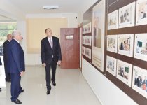 İlham Əliyev Xətai rayonunda bəzi orta məktəb binalarının əsaslı təmir və yenidənqurmadan sonrakı vəziyyəti ilə tanış olub (FOTO)