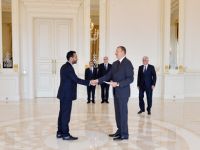 İlham Əliyev Sudanın və Britaniyanın Azərbaycandakı səfirlərinin etimadnamələrini qəbul edib (FOTO)