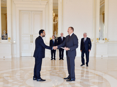 İlham Əliyev Sudanın və Britaniyanın Azərbaycandakı səfirlərinin etimadnamələrini qəbul edib (FOTO)