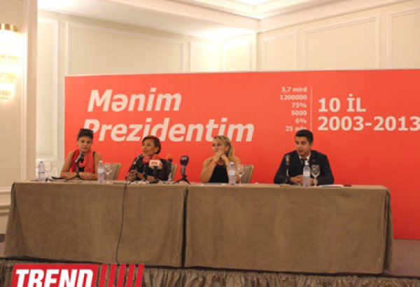 "Mənim Prezidentim" mahnısına çəkilən klipin təqdimat mərasimi keçirilib (FOTO) (VİDEO)