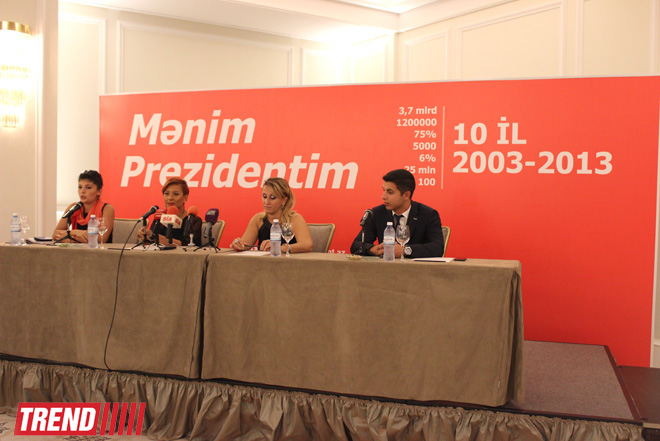 "Mənim Prezidentim" mahnısına çəkilən klipin təqdimat mərasimi keçirilib (FOTO) (VİDEO)