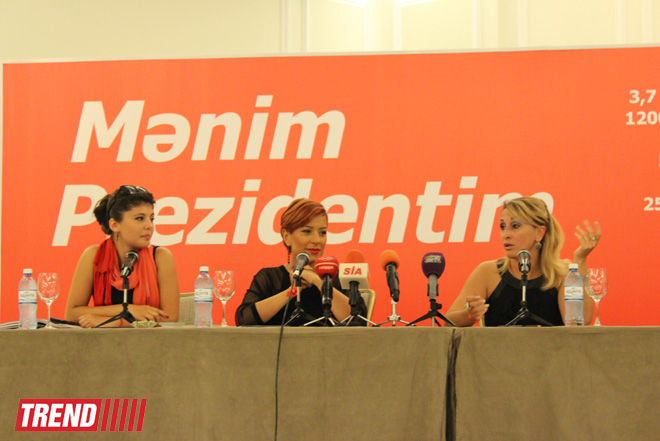 "Mənim Prezidentim" mahnısına çəkilən klipin təqdimat mərasimi keçirilib (FOTO) (VİDEO)