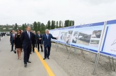 Quba-Qusar avtomobil yolunda, Qudyalçay üzərində beşaşırımlı körpü istifadəyə verilib (FOTO)