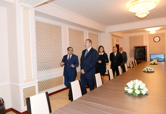 İlham Əliyev və xanımı Qubada BDU-nun tədris-təcrübə və istirahət mərkəzinin açılışında iştirak ediblər (FOTO)