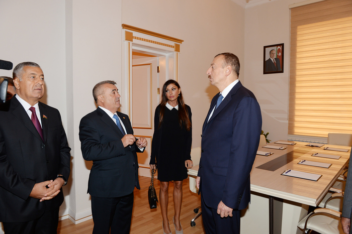 Quba Rayon İcra Hakimiyyətinin yeni inzibati binası istifadəyə verilib (FOTO)