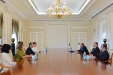 İlham Əliyev Avropa Milli Kitabxanaları Konfransının prezidenti və Avrasiya Kitabxanalar Assambleyasının vitse-prezidentini qəbul edib