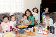 Heydər Əliyev Fondunun vitse-prezidenti Leyla Əliyeva Bakıdakı bir sıra uşaq evlərində olub (FOTO)