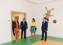 Mehriban Əliyeva Xətai rayonunda akademik Zərifə Əliyeva adına uşaq bağçası üçün tikilmiş yeni binanın açılışında iştirak edib (FOTO)
