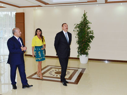 Prezident İlham Əliyev və xanımı Bilgəhdə müharibə və əmək əlilləri üçün pansionatın yenidənqurmadan sonra açılışında iştirak ediblər (FOTO)