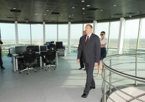 Azərbaycan Prezidenti və xanımı “Azəraeronaviqasiya” Hava Hərəkəti İdarəsinin Hava Hərəkətinin İdarəedilməsi Baş Mərkəzinin yeni binasının açılışında iştirak ediblər (FOTO)