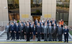 Azərbaycan Prezidenti və xanımı “Azəraeronaviqasiya” Hava Hərəkəti İdarəsinin Hava Hərəkətinin İdarəedilməsi Baş Mərkəzinin yeni binasının açılışında iştirak ediblər (FOTO)