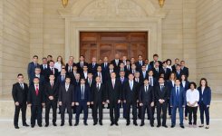 Prezident İlham Əliyev: İdmançılarımızı qələbələrə aparan məhz Vətən sevgisidir  (FOTO)
