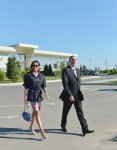 Prezident İlham Əliyev və xanımı “Azərbaycan 10 ildə. Sosial-iqtisadi inkişaf: dövlət proqramlarının icrası” sərgisi ilə tanış olublar (FOTO)