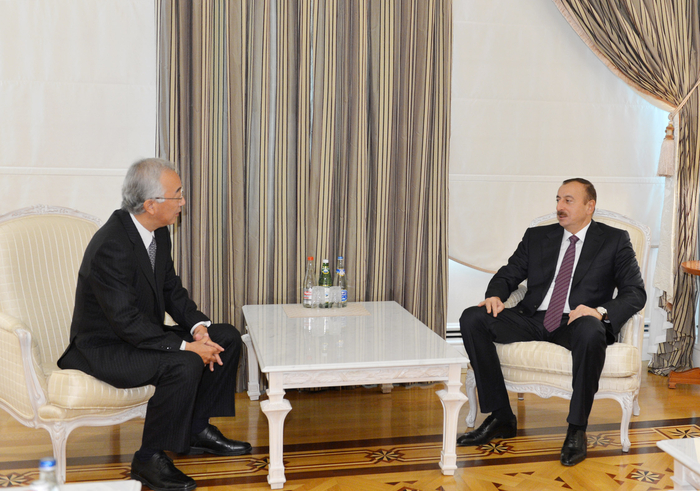 İlham Əliyev Yaponiya səfirini diplomatik fəaliyyətinin başa çatması ilə əlaqədar qəbul edib