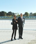 Prezident İlham Əliyev və xanımı yeni salınan Dədə Qorqud parkında görülən işlərlə tanış olublar (FOTO)