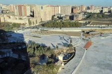 Prezident İlham Əliyev və xanımı yeni salınan Dədə Qorqud parkında görülən işlərlə tanış olublar (FOTO)