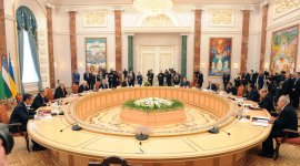 Prezident İlham Əliyev: MDB ölkələrini bir-birinə tarixi köklər bağlayır (FOTO)