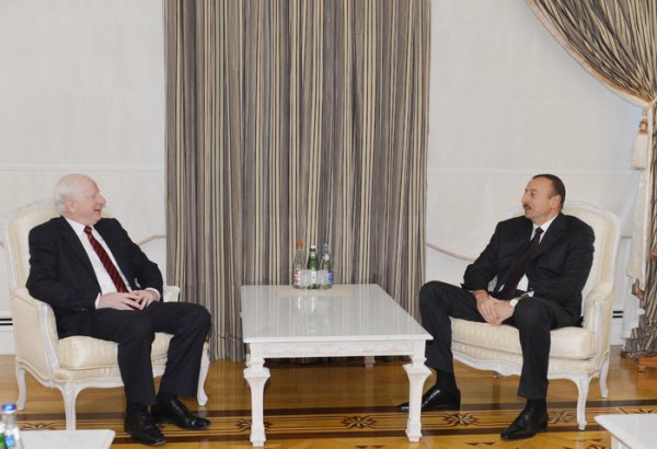 İlham Əliyev Avropa Olimpiya Komitəsinin prezidentini qəbul edib (FOTO)