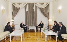 İlham Əliyev Avropa Olimpiya Komitəsinin prezidentini qəbul edib (FOTO)
