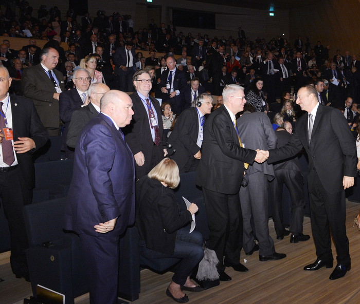 Prezident İlham Əliyev: Bakı beynəlxalq əməkdaşlığın mərkəzlərindən birinə çevrilib (ƏLAVƏ OLUNUB-2) (FOTO)