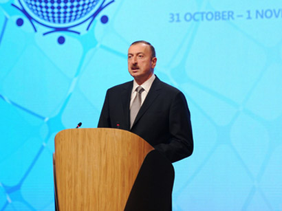 Prezident İlham Əliyev: Bakı beynəlxalq əməkdaşlığın mərkəzlərindən birinə çevrilib (ƏLAVƏ OLUNUB-2) (FOTO)