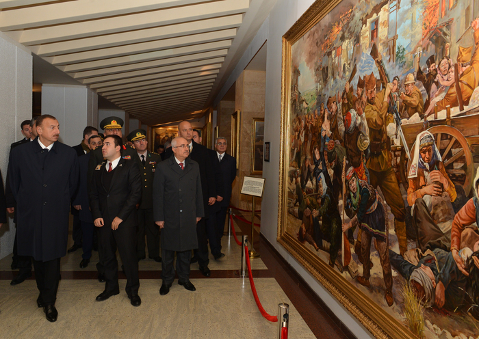 Azərbaycan Prezidenti İlham Əliyev Anıtqəbiri ziyarət edib (FOTO)