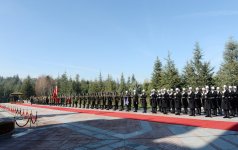 Azərbaycan Prezidenti İlham Əliyevin Ankarada rəsmi qarşılanma mərasimi olub (ƏLAVƏ OLUNUB) (FOTO)
