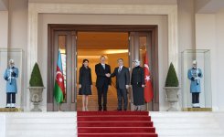 Azərbaycan Prezidenti İlham Əliyevin Ankarada rəsmi qarşılanma mərasimi olub (ƏLAVƏ OLUNUB) (FOTO)