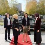 Azərbaycanın birinci xanımı Türkiyə Baş nazirinin xanımı ilə görüşüb (FOTO)