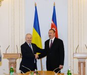 İlham Əliyev Ukrayna Ali Radasının sədri ilə görüşüb (FOTO)