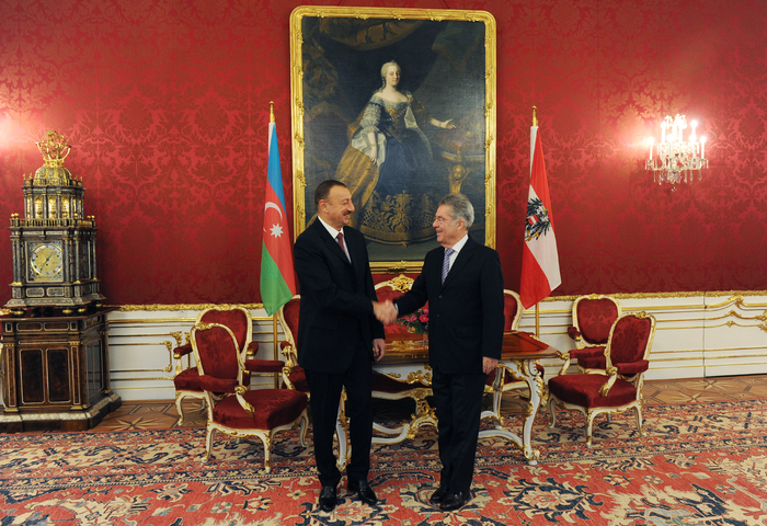Prezident İlham Əliyev Avstriya Prezidenti Haynts Fişer ilə görüşüb (FOTO)