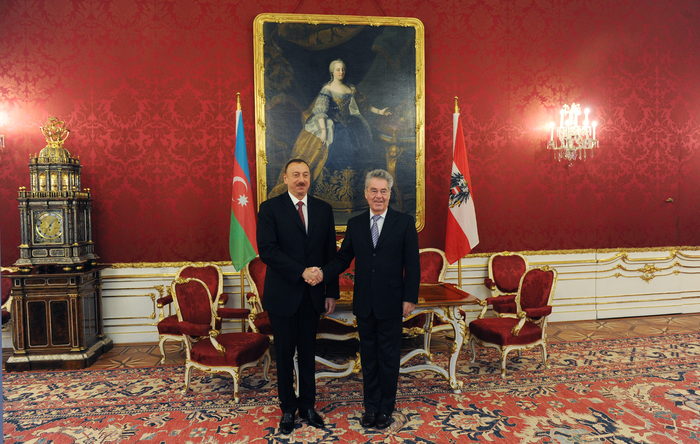 Prezident İlham Əliyev Avstriya Prezidenti Haynts Fişer ilə görüşüb (FOTO)