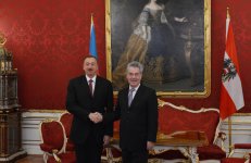 Prezident İlham Əliyev Avstriya Prezidenti Haynts Fişer ilə görüşüb (FOTO)
